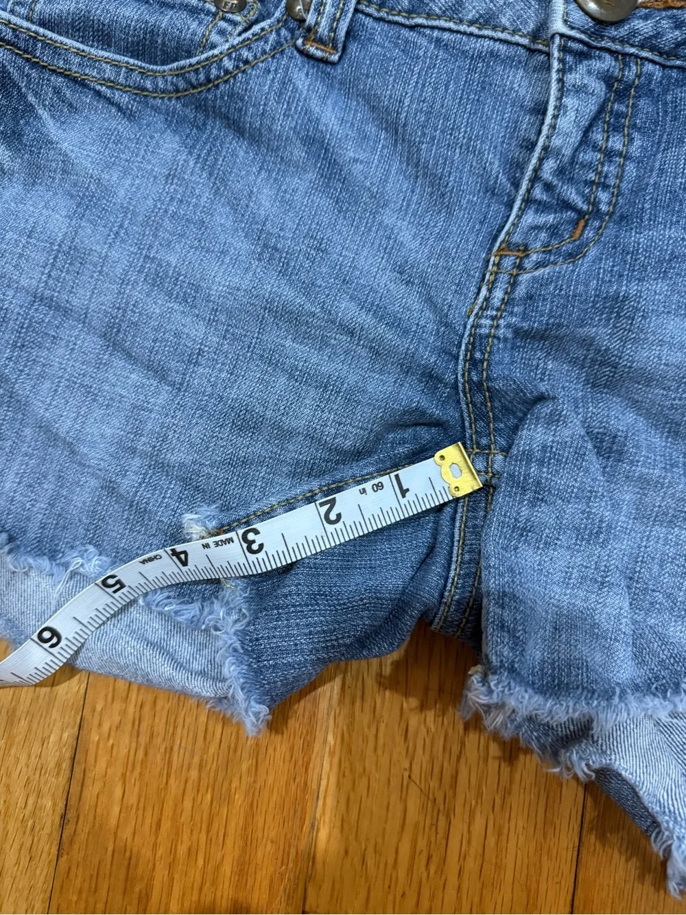 Free People Denim Cutoff Shorts - Medium Wash, W29